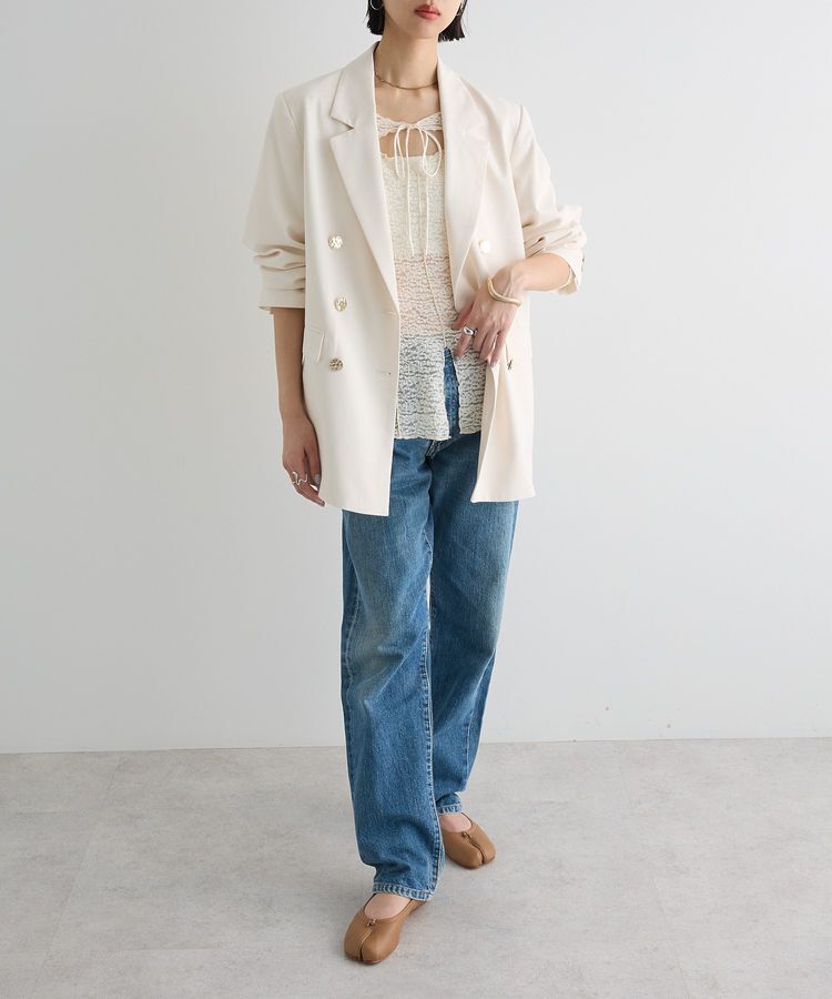 AnriettMusee「ダブルテーラードジャケット」|テーラードジャケット|