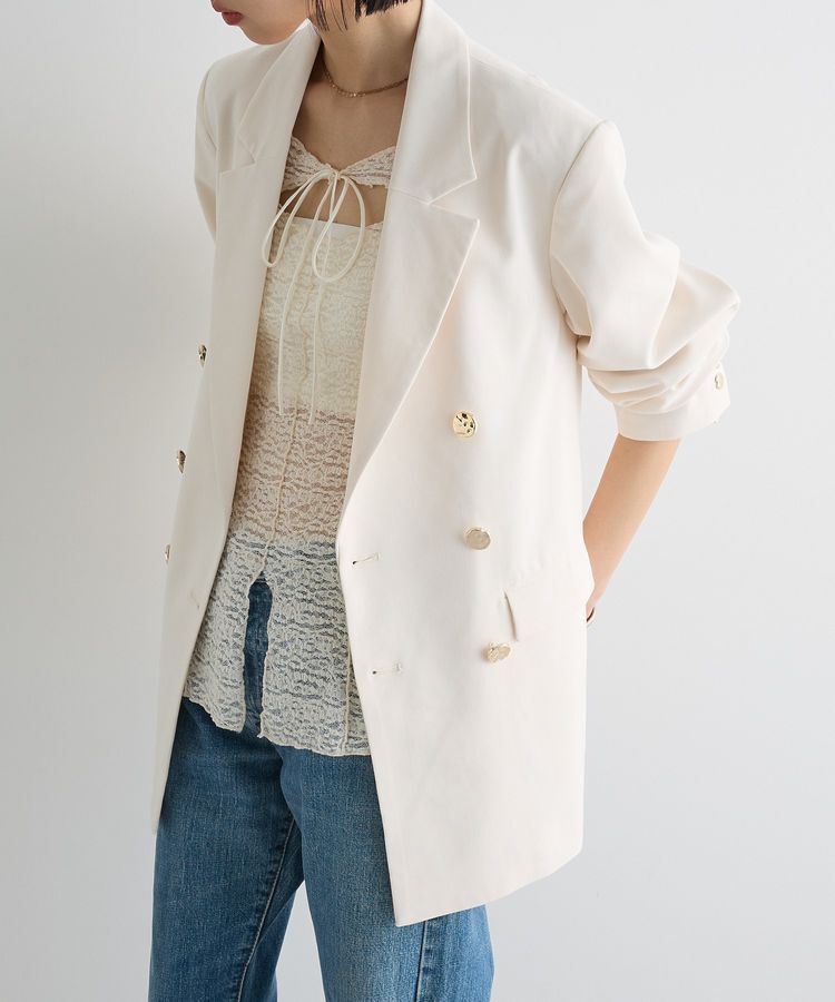 AnriettMusee「ダブルテーラードジャケット」|テーラードジャケット|