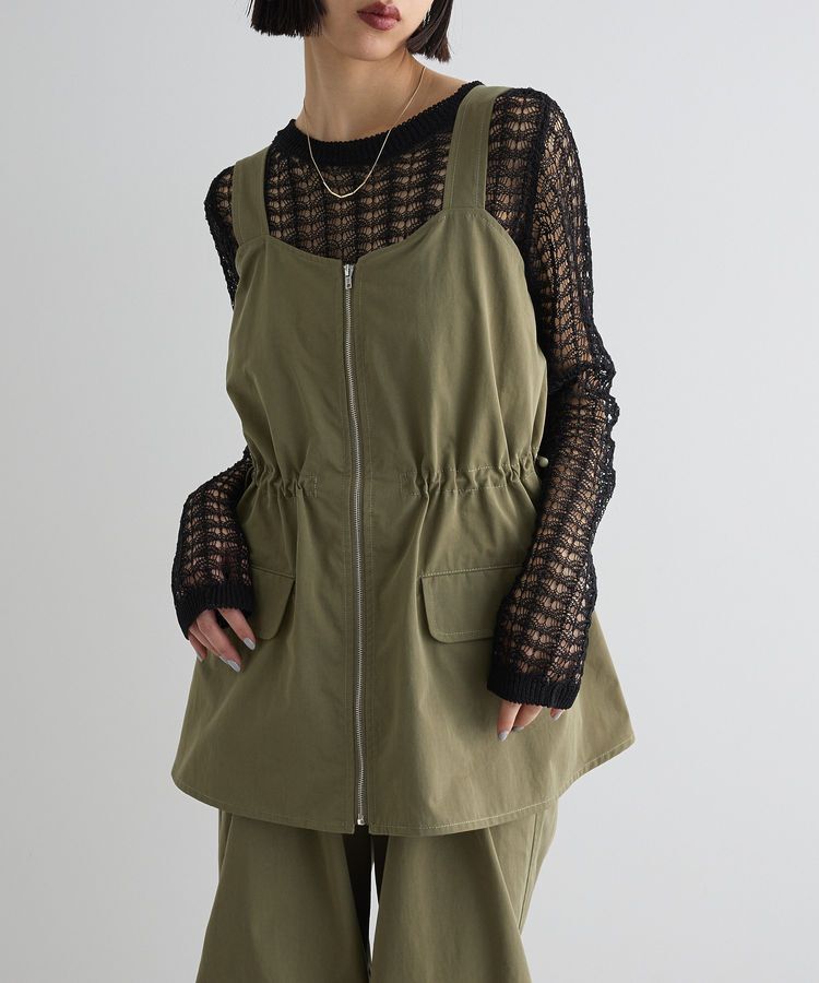 AnriettMusee「ヴィンテージペプラムオールインワン」|オールインワン|