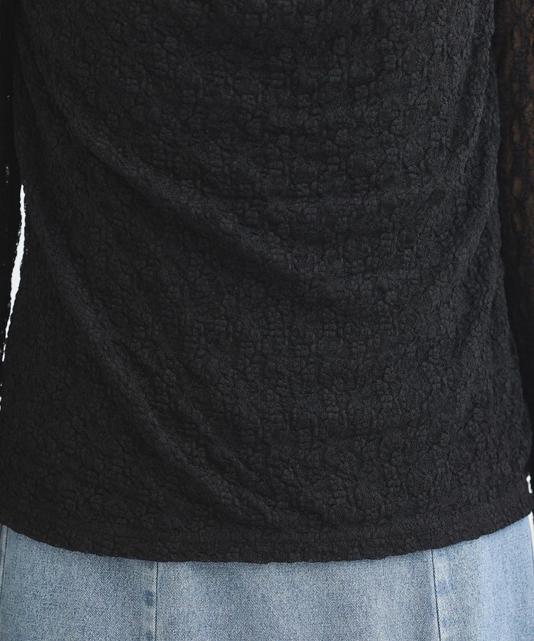 Green Parks「・SUGAR SPOON ドレープレースプルオーバー」|Tシャツ・カットソー|