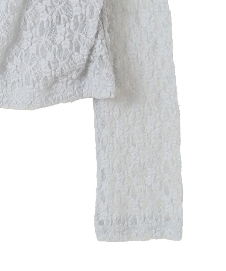 Green Parks「・SUGAR SPOON ドレープレースプルオーバー」|Tシャツ・カットソー|