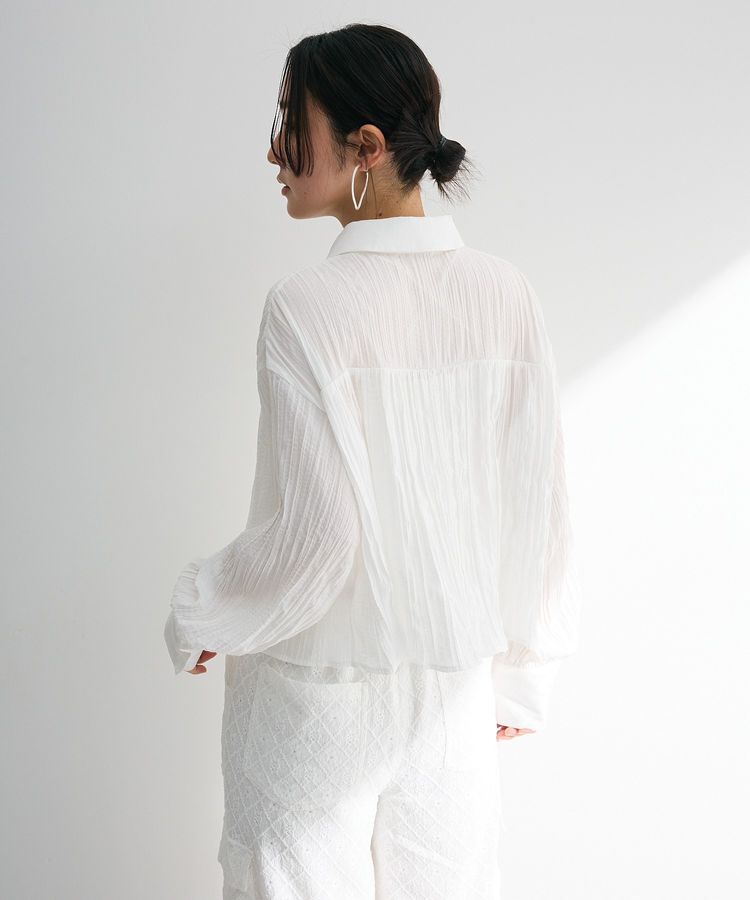 Green Parks「・SUGAR SPOON ワッシャーキリカエブラウス」|シャツ・ブラウス|