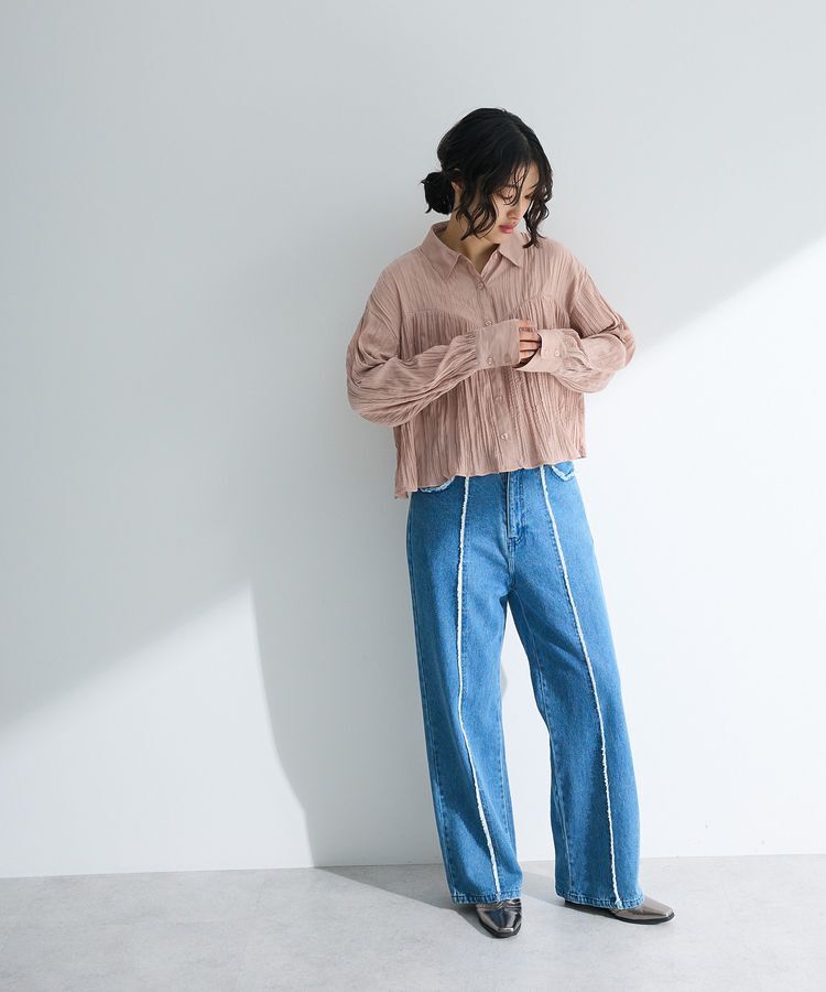 Green Parks「・SUGAR SPOON ワッシャーキリカエブラウス」|シャツ・ブラウス|