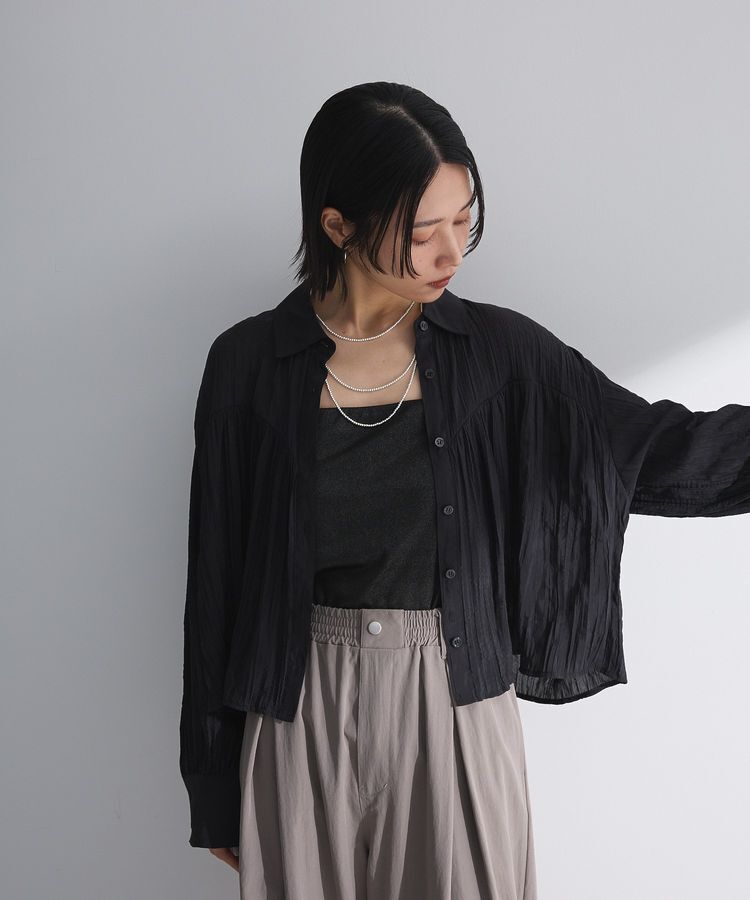 Green Parks「・SUGAR SPOON ワッシャーキリカエブラウス」|シャツ・ブラウス|