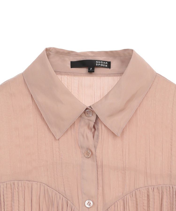 Green Parks「・SUGAR SPOON ワッシャーキリカエブラウス」|シャツ・ブラウス|