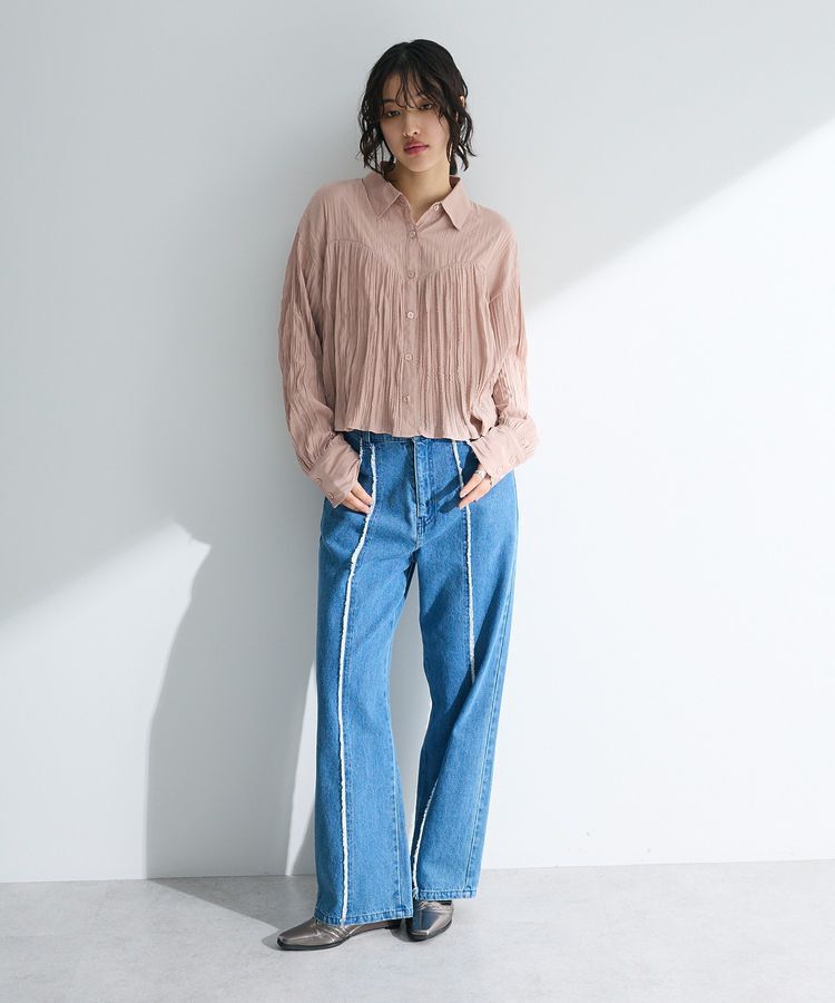 Green Parks「・SUGAR SPOON ワッシャーキリカエブラウス」|シャツ・ブラウス|