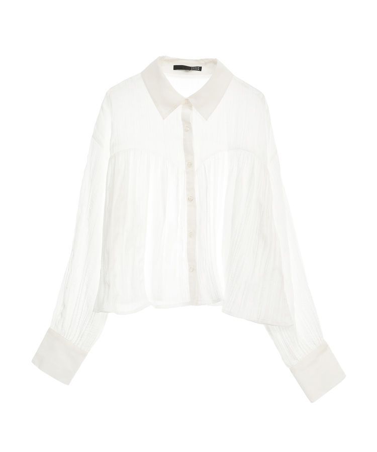 Green Parks「・SUGAR SPOON ワッシャーキリカエブラウス」|シャツ・ブラウス|