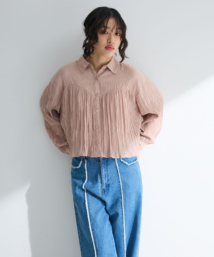 Green Parks「・SUGAR SPOON ワッシャーキリカエブラウス」|シャツ・ブラウス|