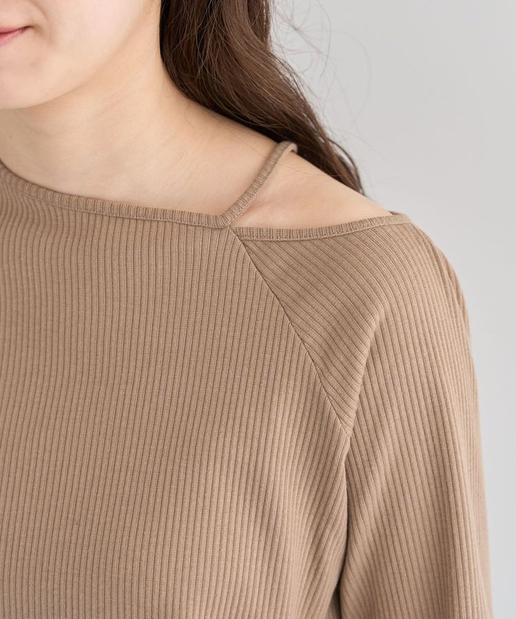 Green Parks「5分袖テレコリブプルオーバー」|Tシャツ・カットソー|