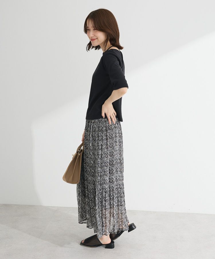 Green Parks「5分袖テレコリブプルオーバー」|Tシャツ・カットソー|