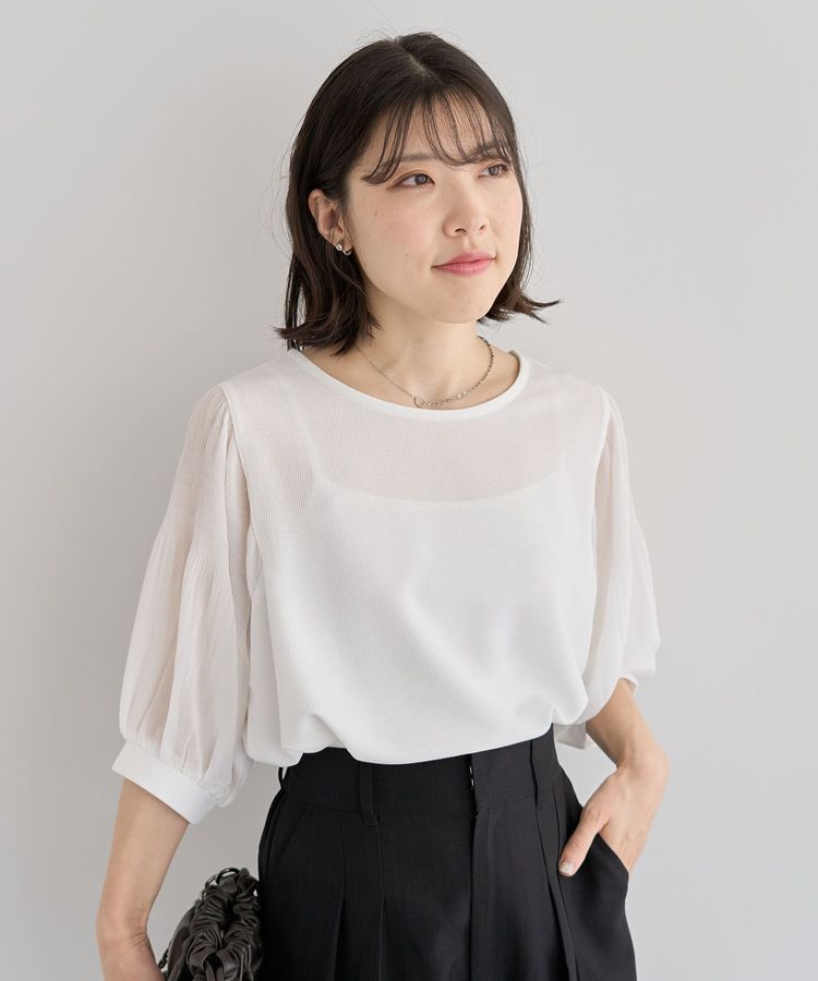 Green Parks「マジョリカスリーブプルオーバー」|Tシャツ・カットソー|