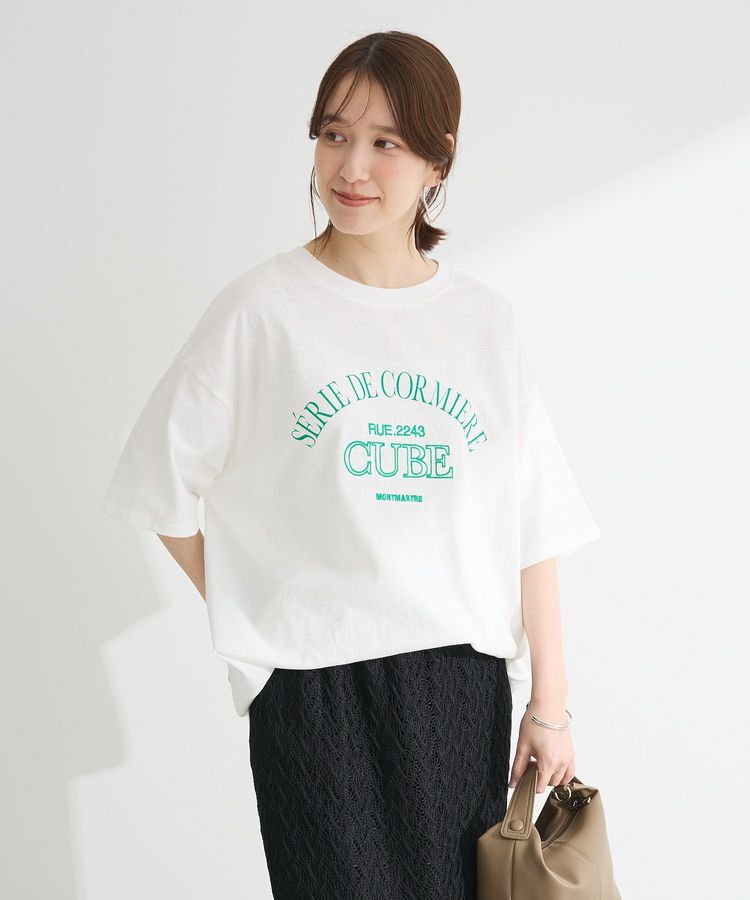 Green Parks「刺繍ロゴチュニック」|チュニック|Off White