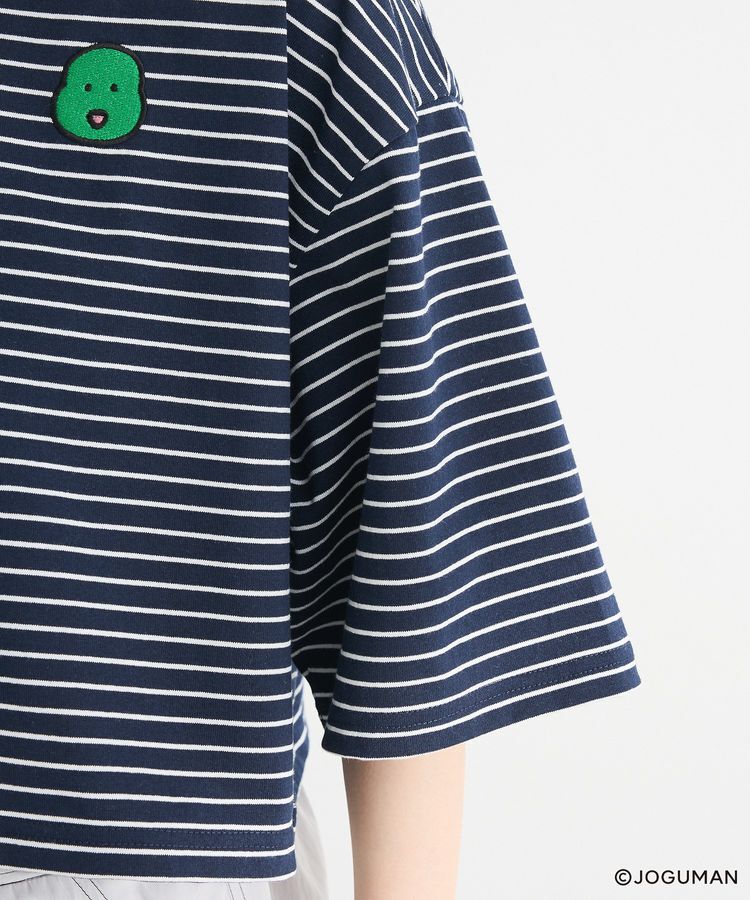 Green Parks「ジョグマン/ボーダーワイドショートTシャツ」|Tシャツ・カットソー|