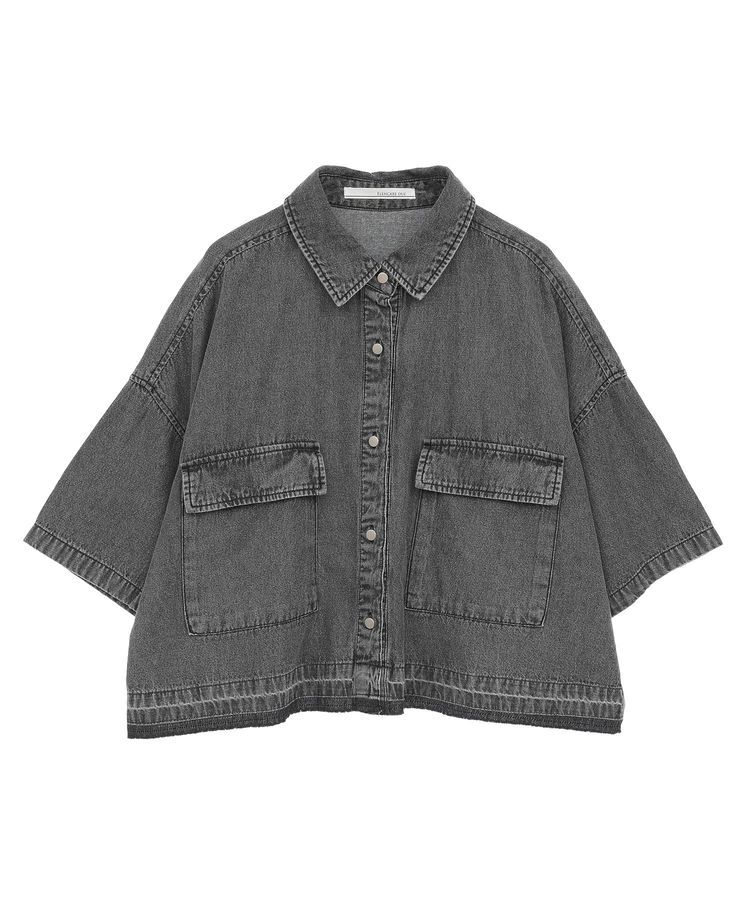 Green Parks「・ELENCARE DUE デニムショートシャツ」|シャツ・ブラウス|