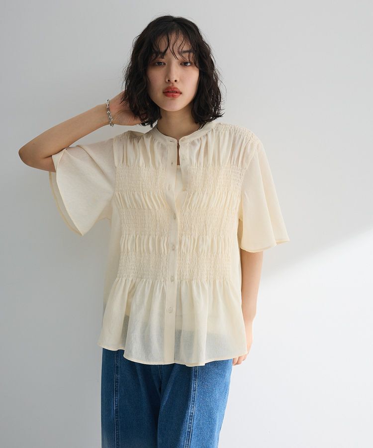 armonia「SET2点マジョリカシャーリングブラウス＋タンク」|シャツ・ブラウス|