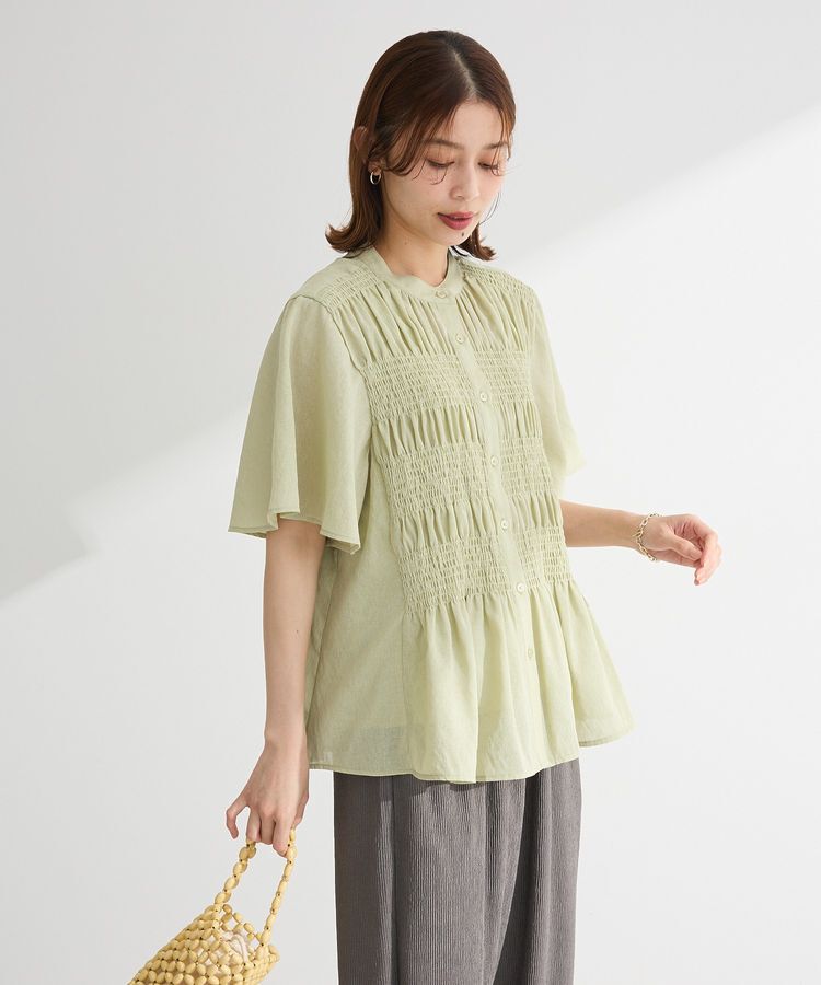 armonia「SET2点マジョリカシャーリングブラウス＋タンク」|シャツ・ブラウス|