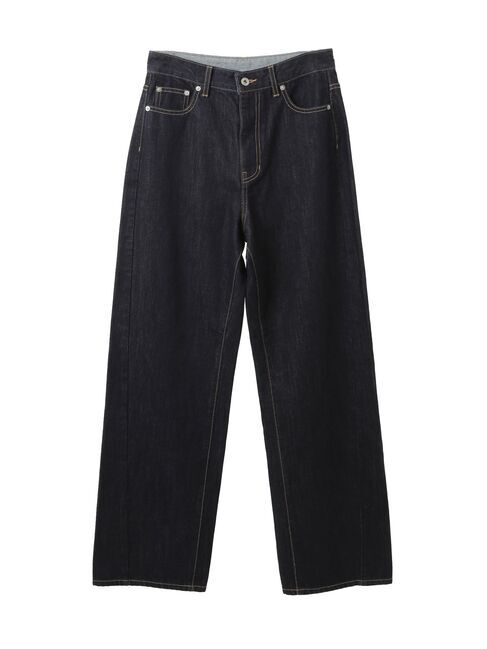 YECCA VECCA「【CLASSY.掲載】ルーズストレートデニムパンツ」|デニム|