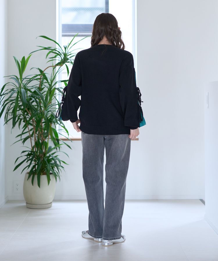 YECCA VECCA「【CLASSY.掲載】ルーズストレートデニムパンツ」|デニム|