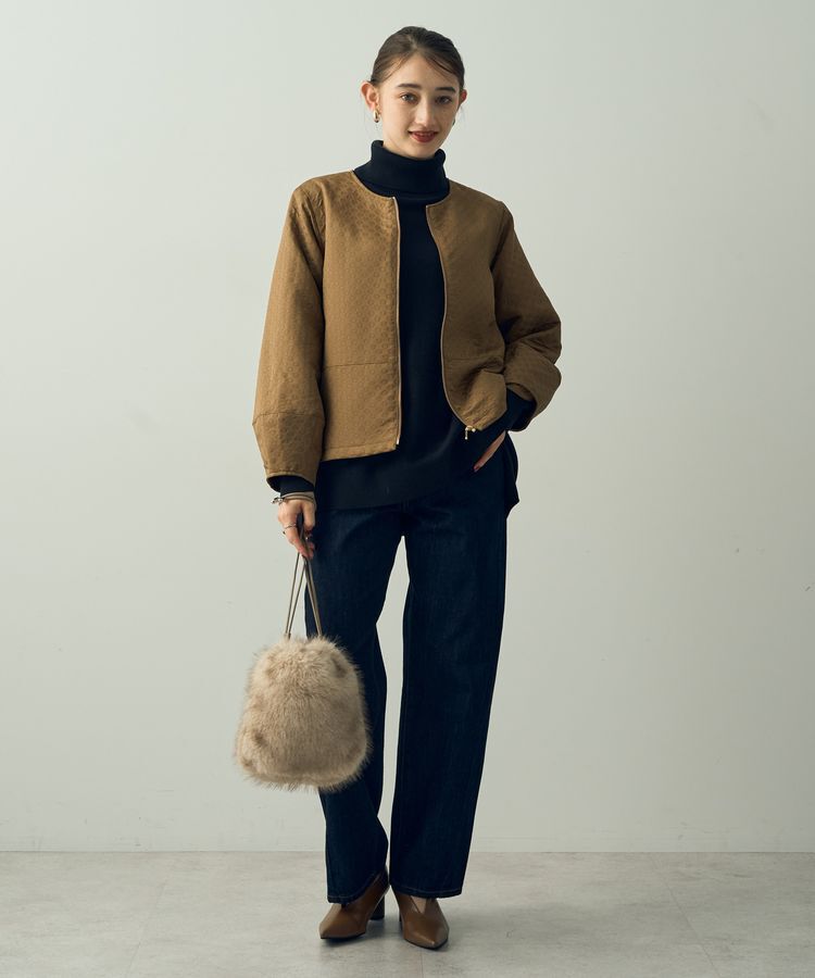 YECCA VECCA「【CLASSY.掲載】ルーズストレートデニムパンツ」|デニム|