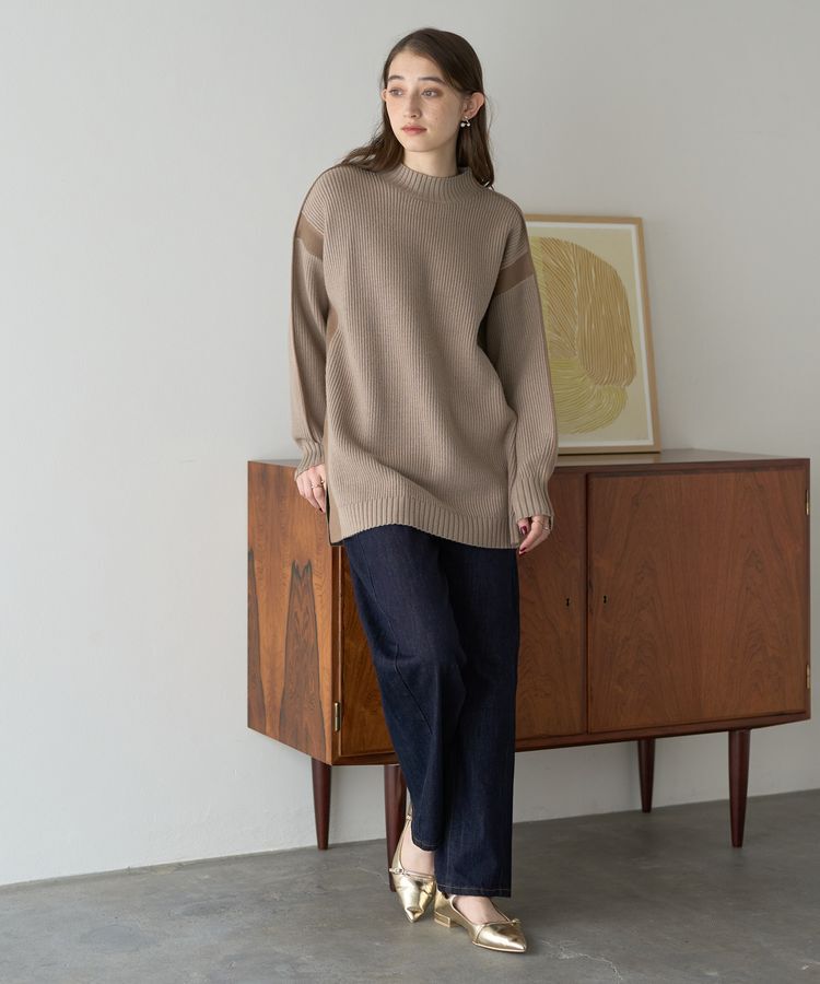 YECCA VECCA「【CLASSY.掲載】ルーズストレートデニムパンツ」|デニム|