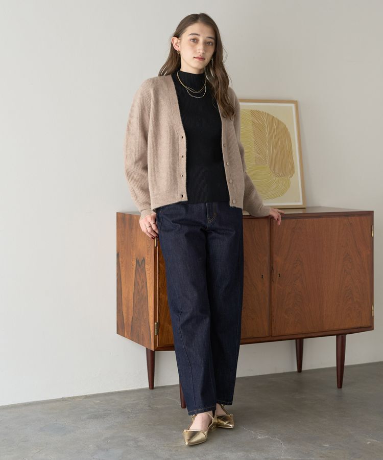 YECCA VECCA「【CLASSY.掲載】ルーズストレートデニムパンツ」|デニム|