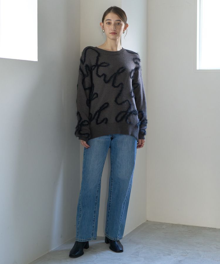 YECCA VECCA「【CLASSY.掲載】ルーズストレートデニムパンツ」|デニム|