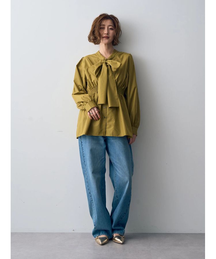 YECCA VECCA「【CLASSY.掲載】ルーズストレートデニムパンツ」|デニム|