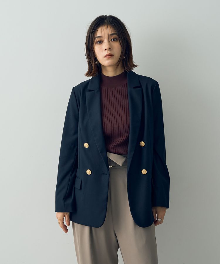 YECCA VECCA「金釦テーラードジャケット」|テーラードジャケット|