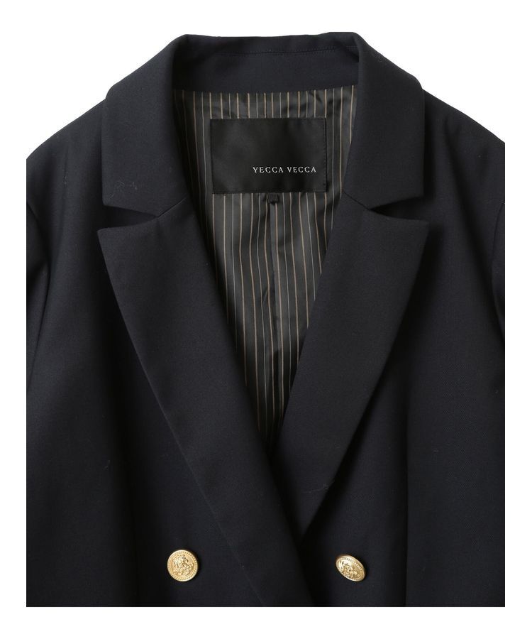 YECCA VECCA「金釦テーラードジャケット」|テーラードジャケット|