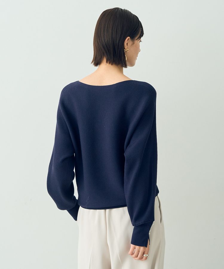 YECCA VECCA「袖パールドルマンニット」|ニット・セーター|