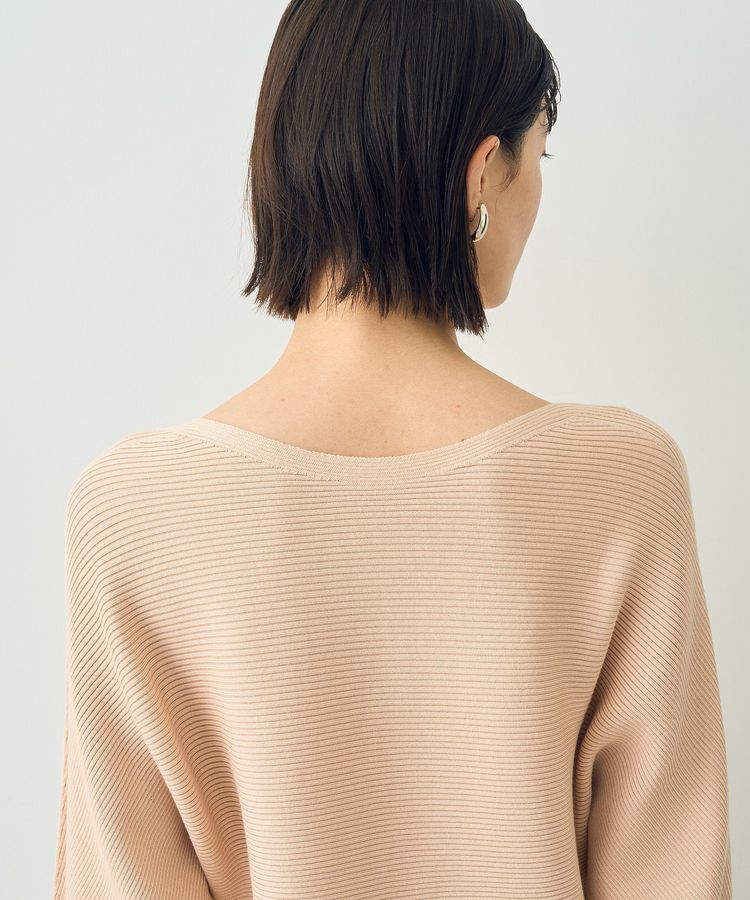 YECCA VECCA「袖パールドルマンニット」|ニット・セーター|