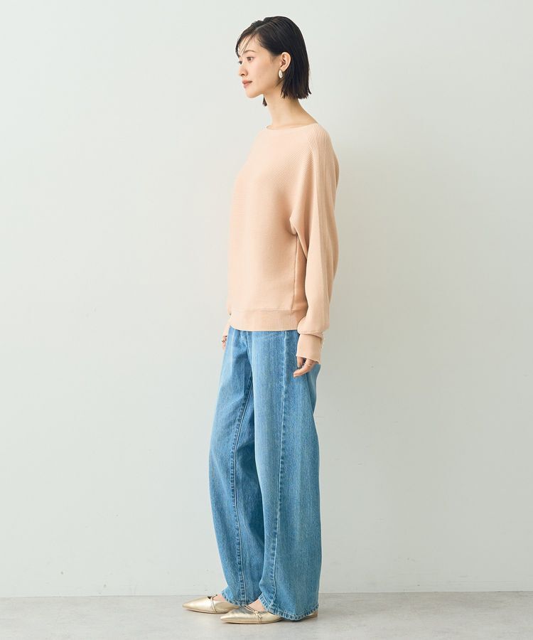 YECCA VECCA「袖パールドルマンニット」|ニット・セーター|