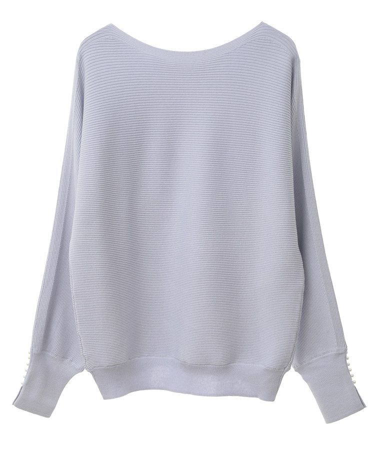 YECCA VECCA「袖パールドルマンニット」|ニット・セーター|