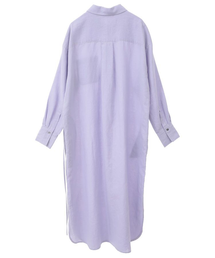YECCA VECCA「2wayフレンチリネンロングシャツワンピース」|ワンピース|