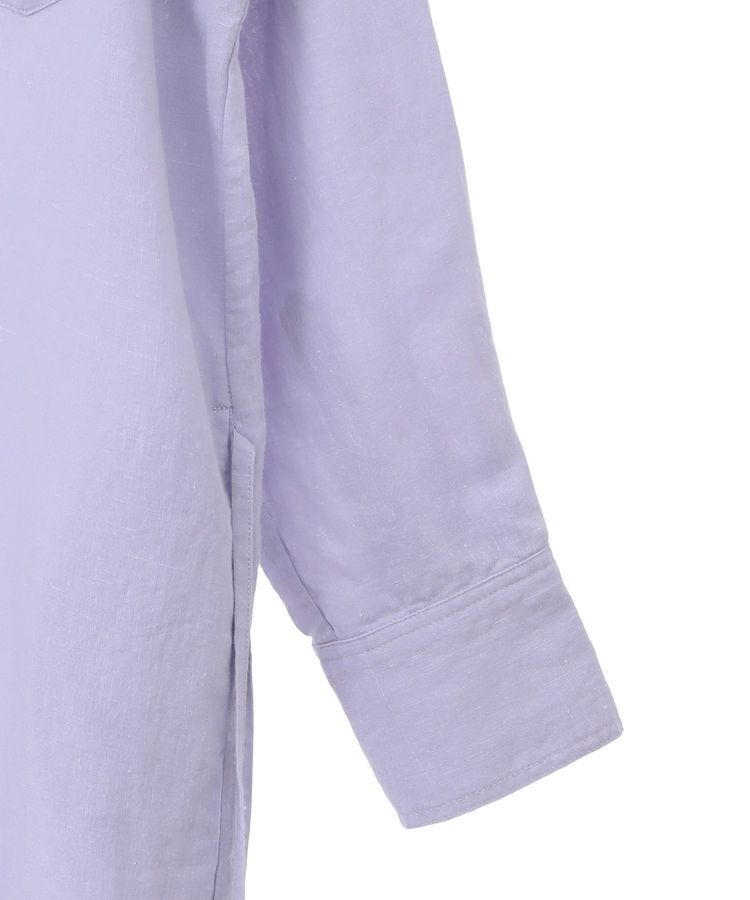 YECCA VECCA「2wayフレンチリネンロングシャツワンピース」|ワンピース|