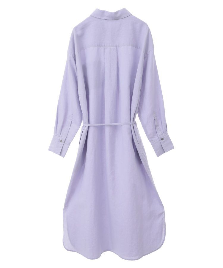 YECCA VECCA「2wayフレンチリネンロングシャツワンピース」|ワンピース|