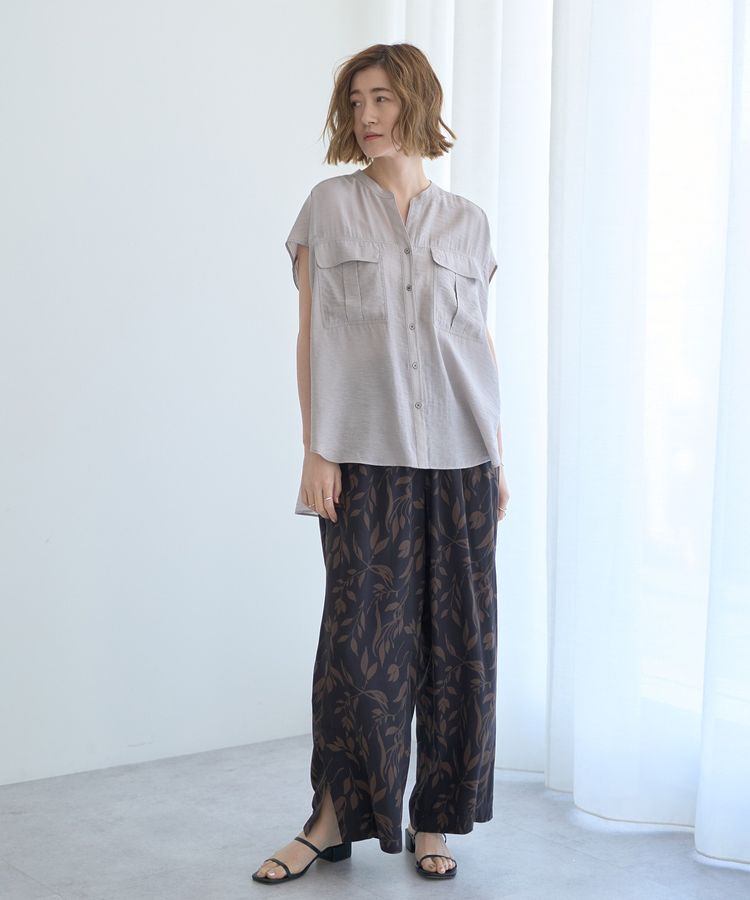 YECCA VECCA「ワークデザインスキッパーシャツ」|シャツ・ブラウス|