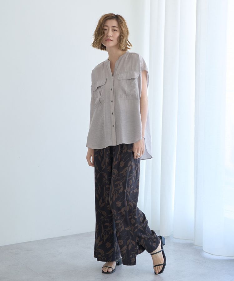 YECCA VECCA「ワークデザインスキッパーシャツ」|シャツ・ブラウス|