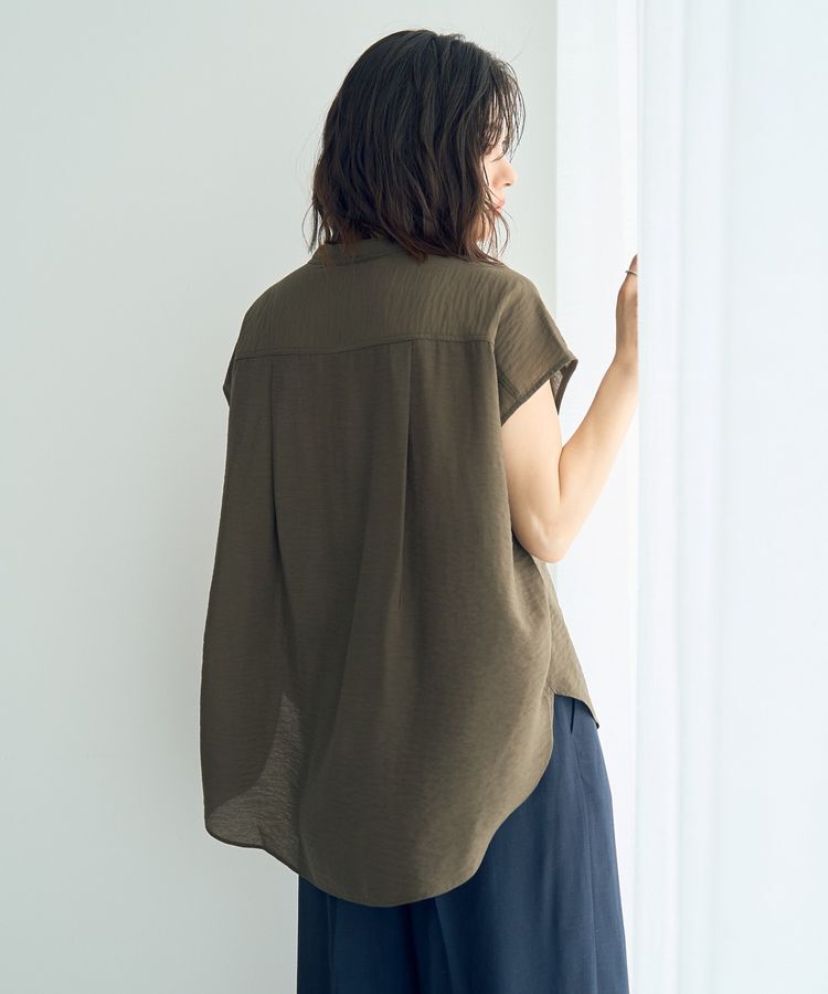 YECCA VECCA「ワークデザインスキッパーシャツ」|シャツ・ブラウス|