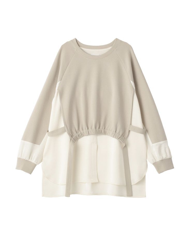 Editt by YECCA VECCA「シャツレイヤードデザインプルオーバー」|Tシャツ・カットソー|