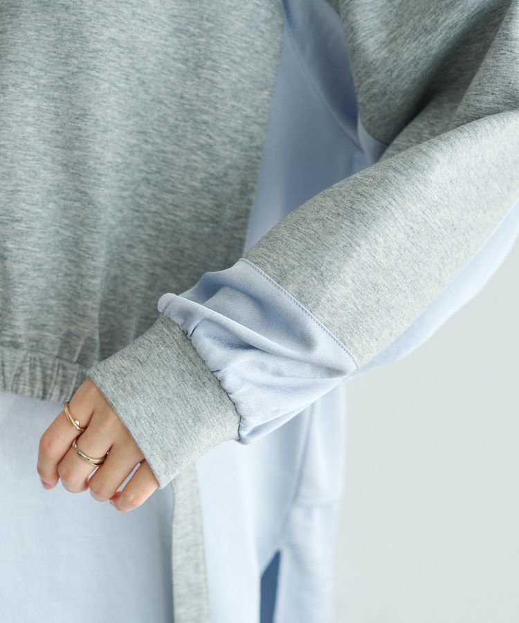 Editt by YECCA VECCA「シャツレイヤードデザインプルオーバー」|Tシャツ・カットソー|