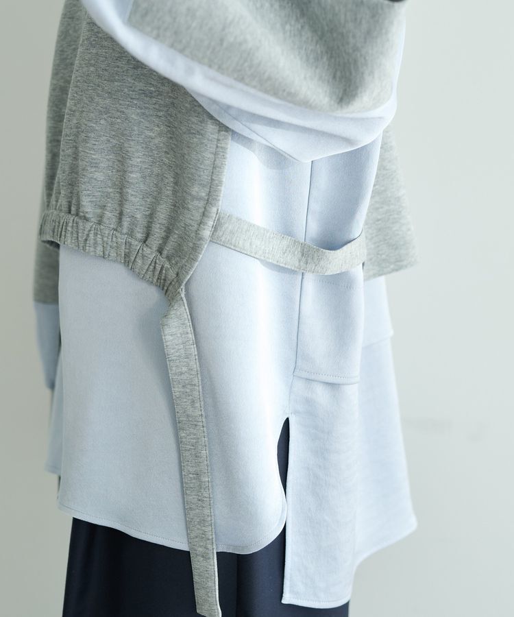 Editt by YECCA VECCA「シャツレイヤードデザインプルオーバー」|Tシャツ・カットソー|