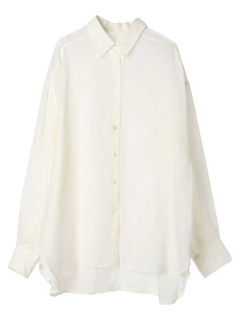 GARAGE OF GOOD CLOTHING「ペーパーリネンオーバーサイズシャツ」|シャツ・ブラウス|