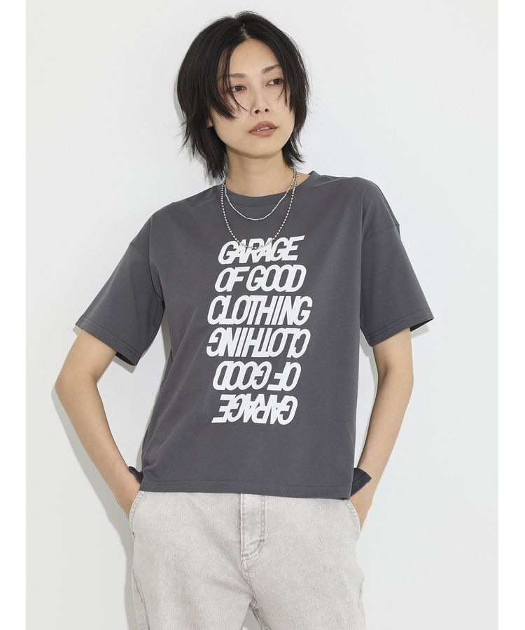 GARAGE OF GOOD CLOTHING「クラックプリントTシャツ」|Tシャツ・カットソー|
