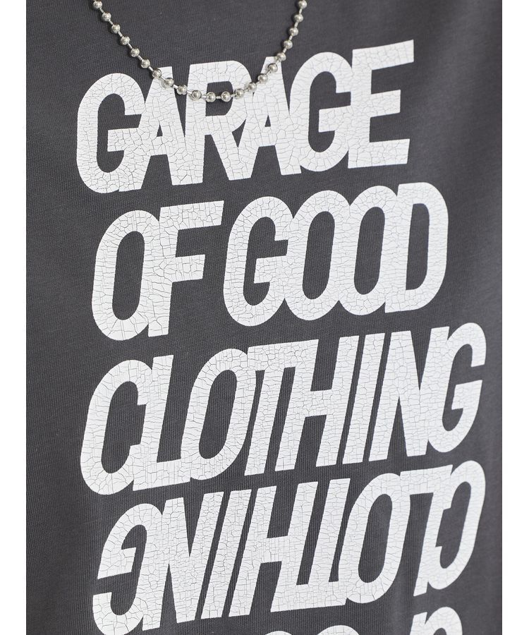 GARAGE OF GOOD CLOTHING「クラックプリントTシャツ」|Tシャツ・カットソー|