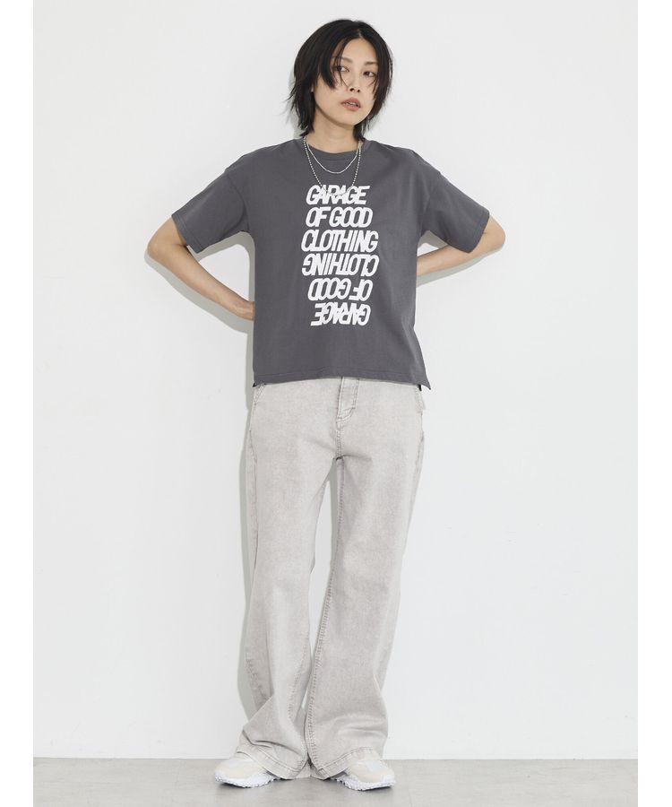 GARAGE OF GOOD CLOTHING「クラックプリントTシャツ」|Tシャツ・カットソー|