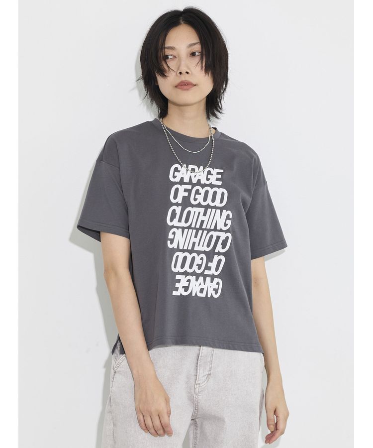 GARAGE OF GOOD CLOTHING「クラックプリントTシャツ」|Tシャツ・カットソー|
