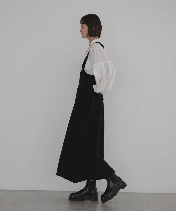 GARAGE OF GOOD CLOTHING「リブウエストジャンパースカート」|オールインワン|