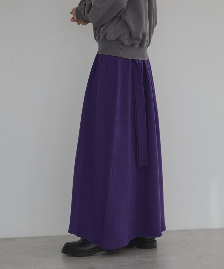 GARAGE OF GOOD CLOTHING「リブウエストジャンパースカート」|オールインワン|Purple