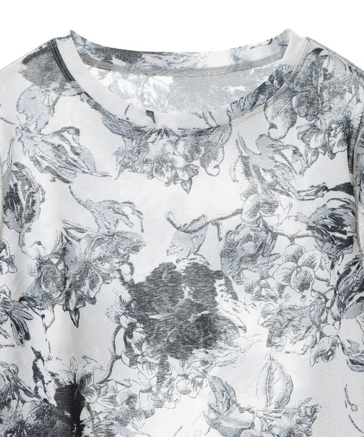 GARAGE OF GOOD CLOTHING「【日本製】フラワープリントクルーネックプルオーバー」|Tシャツ・カットソー|